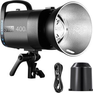 NEEWER S101-400W Strobe Flash Light with 9 Levels 150W Modeling Lamp, 400Ws GN65